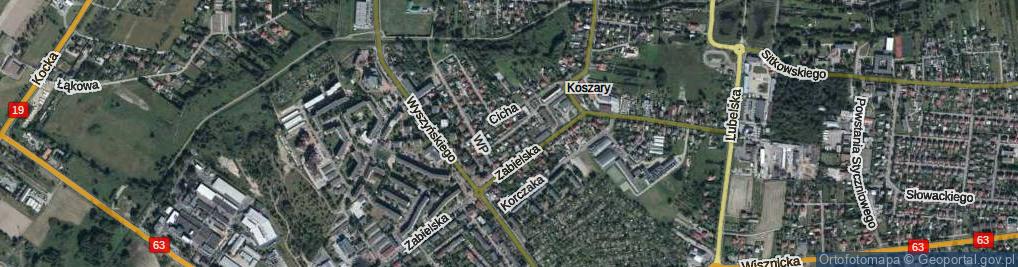 Zdjęcie satelitarne Sienkiewicza Henryka ul.